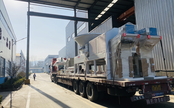 生產線設備轉車完成，準備發往鄭州
