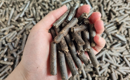 生物質蜜桃AV在线网址做顆粒，農民朋友的福音